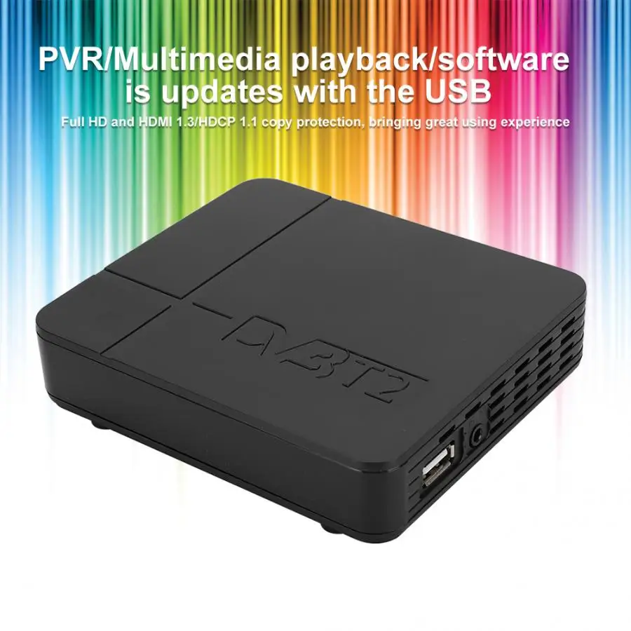 Приставка ТВ мини HD DVB-T2 K2 STB USB2.0 домашний мультимедийный цифровой ТВ приёмник(ЕС 100-240 В) tdt ТВ приёмник