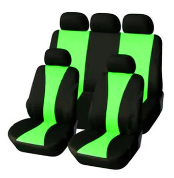 

M-21 Universal Red Gray Blue Color Car Seat Cover 9 Set Full Seat Covers for Crossovers Sedans