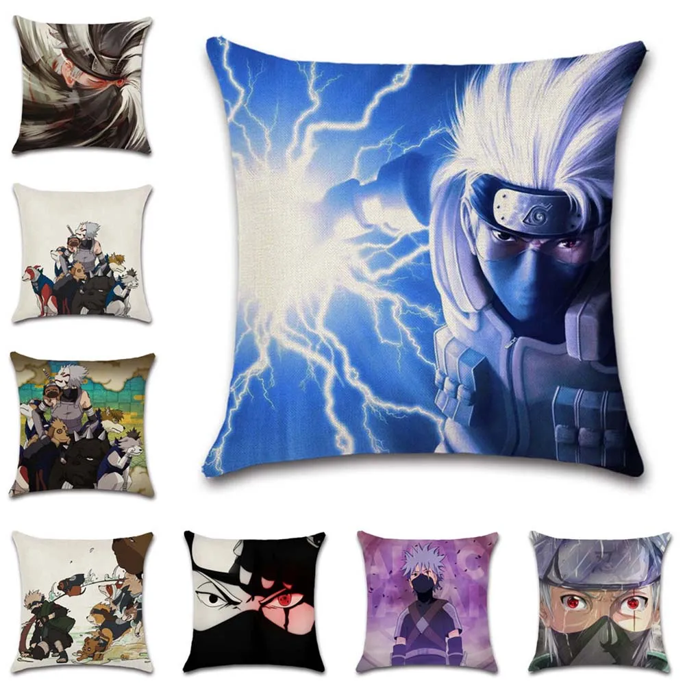 Чехол на подушку аниме Kakashi Eyes Sharingan dog Ninja декоративный домашний диван кресло