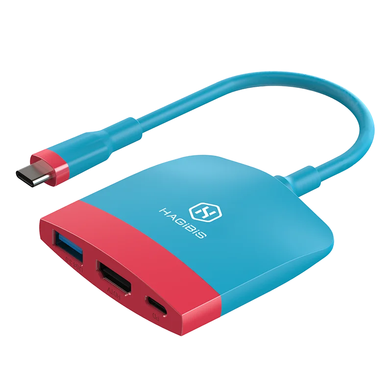 Station d'accueil Portable Hagibis Switch pour Nintendo Switch, Station d' accueil USB C vers 4K, compatible HDMI, Hub USB 3.0 pour Macbook Pro -  AliExpress