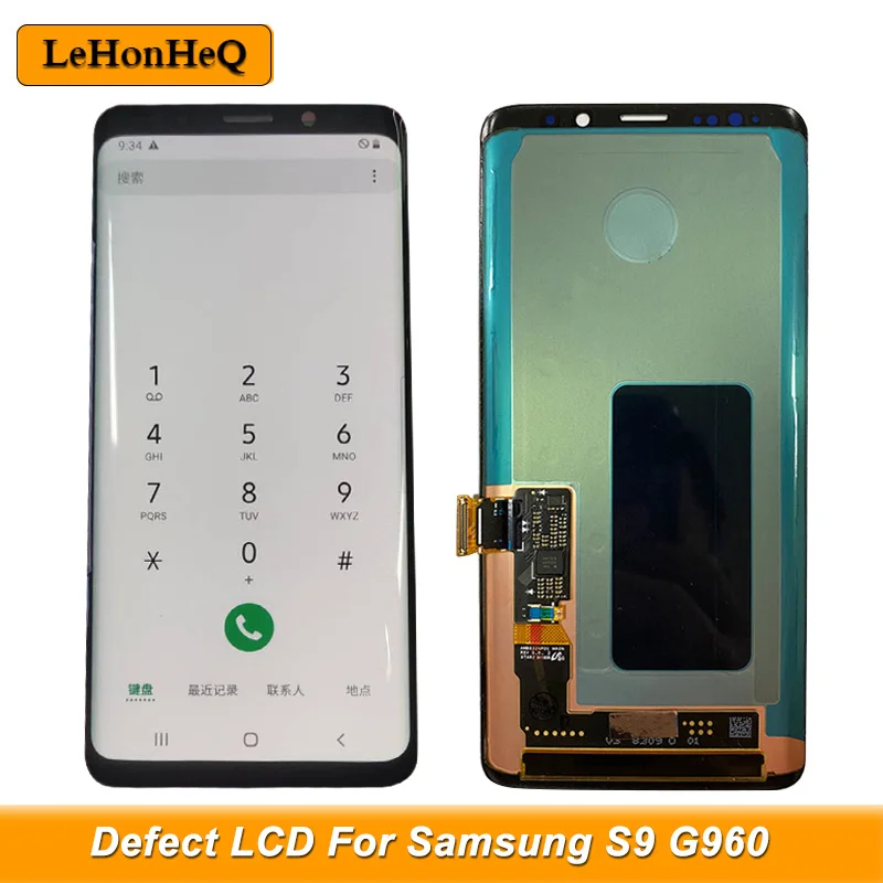 Оригинальный ЖК-экран для Samsung Galaxy S9 G960 SM-G960F ЖК-дисплей сенсорный экран