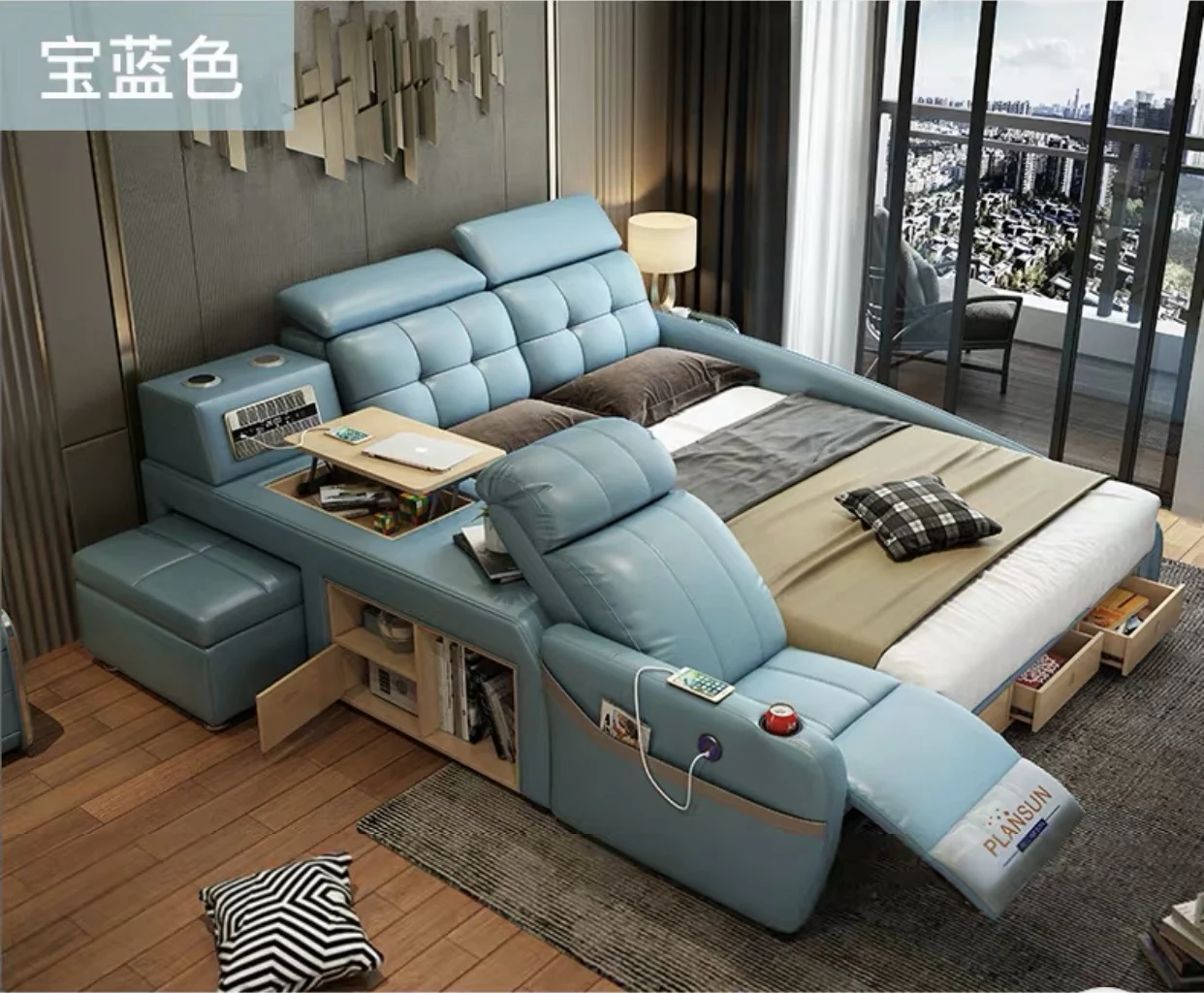 Hot Italian design modern massage beds sets bedroom furniture muebles de dormitorio camas without mattress | Мебель