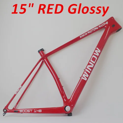 15 BB92 RED glossy Winowsports завод racin hardtail mtb карбоновая рама MF199 XC 29ER Boost 148*12 мм 1" 17" 1" BB92 Нижний Кронштейн 29 дюймов рамка - Цвет: 15 BB92 RED glossy