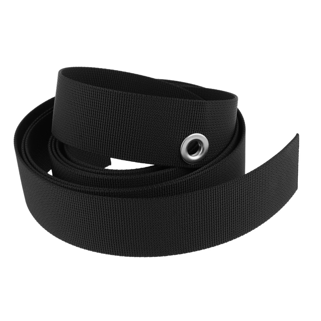 3.5m Scuba Diving Webbing Weight Belt Replacement Strap for Backplate Black 3.5m Scuba Diving Webbing Weight Belt Replacement Strap for Backplate Black
