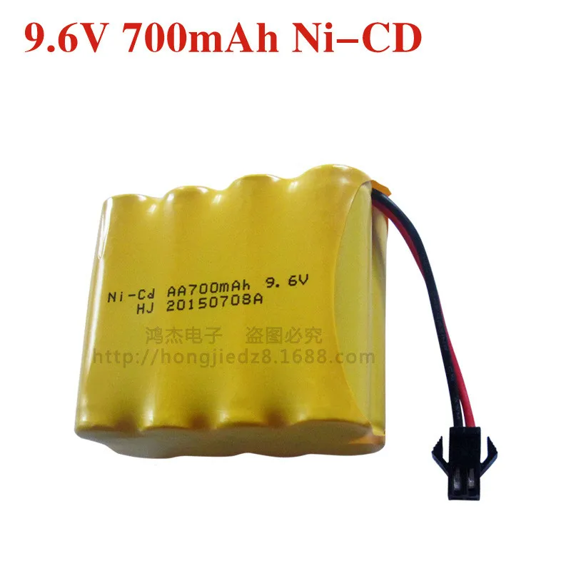 

9.6v 700mah ni-cd bateria nicd battery rc battery 8 x AA recargables 9.6v battery pack for model car electric toys