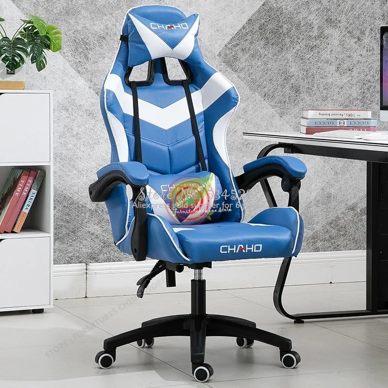  38%Gaming Gamer Chair Office Rotating Chair Office Furniture Chair Synthetic Leather With Handrails