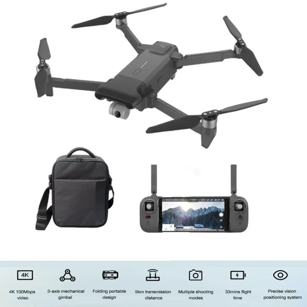 

Foldable FIMI X8 SE RC Drone Quadcopter 5KM FPV 3-axis Gimbal 4K Camera GPS All-round Protection Remote Control Drone Toy