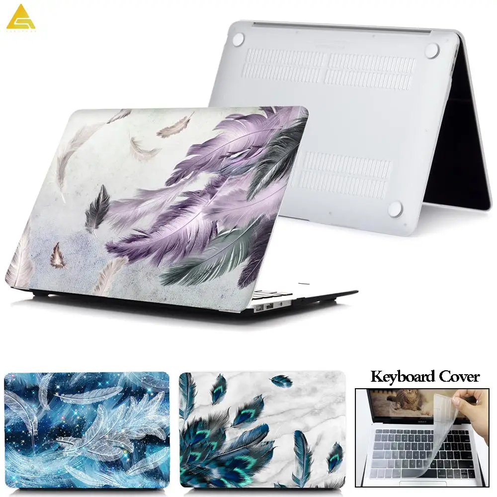 Laptop Case For MacBook Air 13 Touch ID A1932 new Shell For Macbook Pro 13 A2159 A1706 Retina 11 12 15.4 15 Hard cover