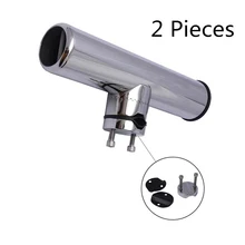 2 шт лодка из нержавеющей стали зажим на удочку держатель рельсы 7/" до 1" трубка заподлицо держатель удочки для морской лодки