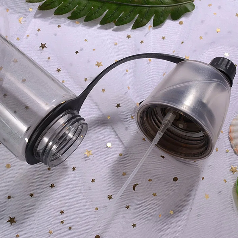 600ml Creative Spray Sports Water Bottle Professional Sports Bottle For Outdoor Sports Gym Rociar Agua Deportes