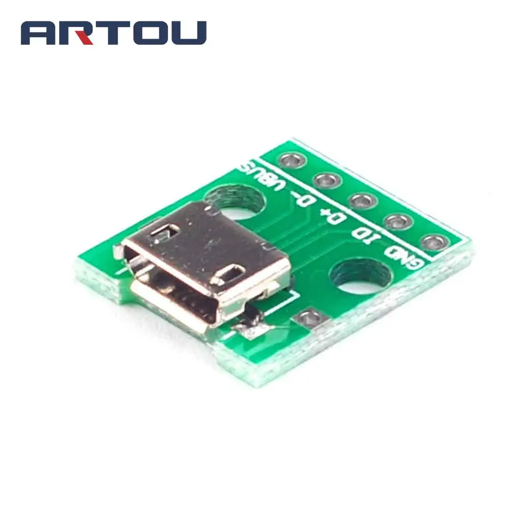 Type A Weiblich USB To DIP 2.54MM PCB Board Adapter Konverter For Arduino 