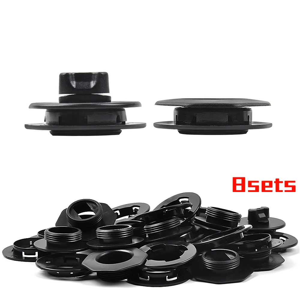 MIKKUPPA 8PCS Car Floor Mat Clips for Double Layer Mat Universal