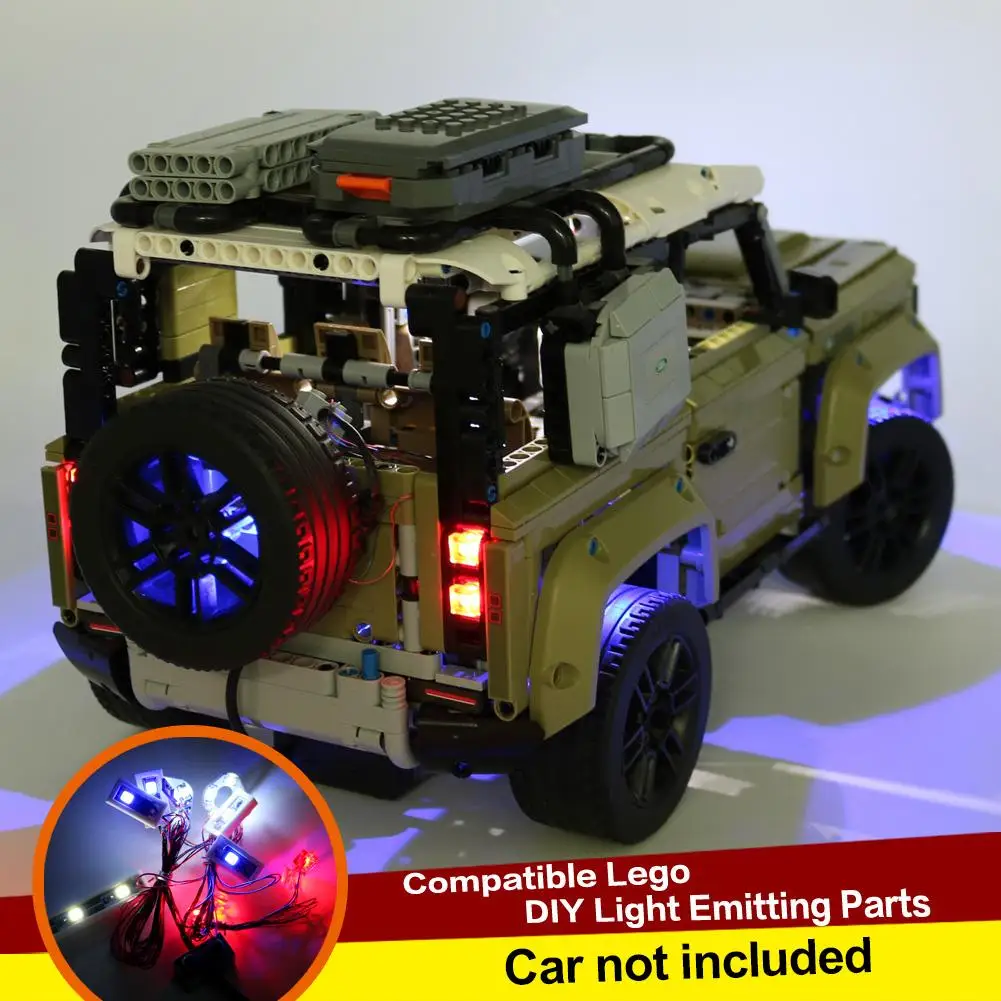 

DIY LED Light Kit 42110 Building Block Toys For Land Rover Guard Off-road Vehicle Models (without Car)