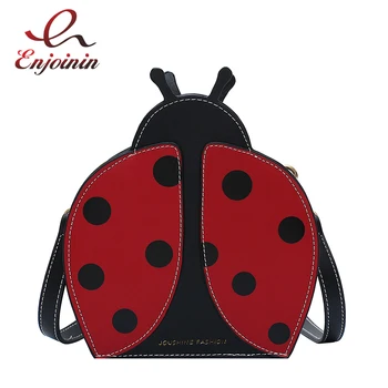 

Fashion 3 Color Ladybug Design Pu Leather Women's Tote Bag Shoulder Bag Handbag Crossbody Purses Ladies Casual Clutch Bag Pouch