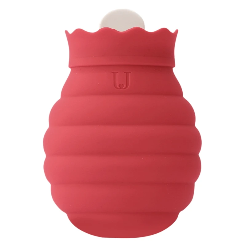 

Hot Sale Jordan&Judy Hot Water Bag 313Ml Microwave Heating Silicone Bottle Winter Heater with Knitted Cover Warmer Hot Water Bot