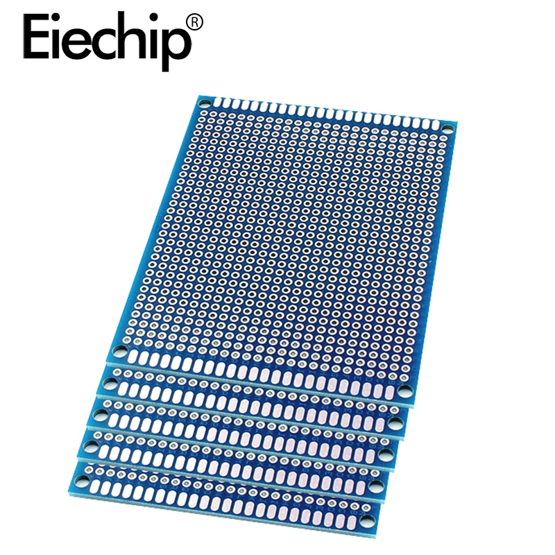 5pcs/lot 7x9cm Double Side Prototype PCB Board 7*9cm Universal Printed Circuit Board For Arduino Experimental PCB Copper Plate