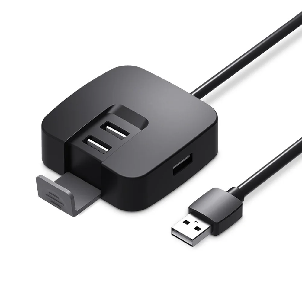 0,15 м/0,5 м/1 м 4 порта USB 2,0 разветвитель концентратор Высокоскоростной ноутбук USB удлинитель многоинтерфейсный концентратор держатель мобильного телефона