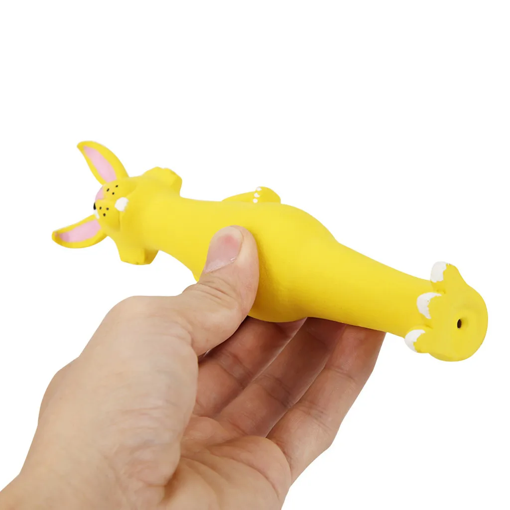 Собака chamsgend игрушки кошки милые животные скрипучий Эмульсия игрушка для собак смешно жевать игрушка для прорезывания зубов подходит для всех домашних животных продукты Прямая поставка