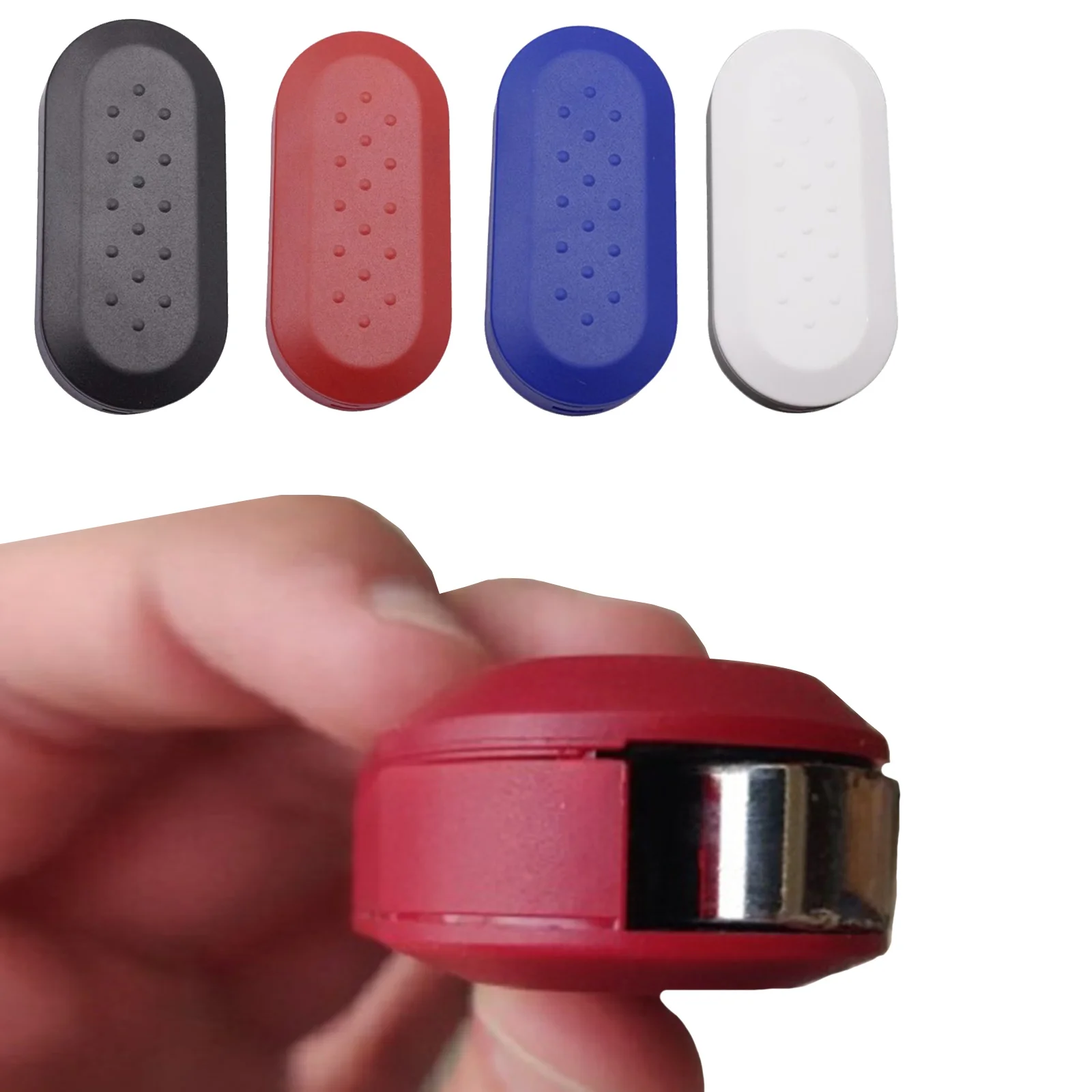 Key Case 3 Buttons Remote Modified Flip Silica Car Key Shell Fiat 500 Panda Punto Bravo Cover Uncut Blade Key Cover Case