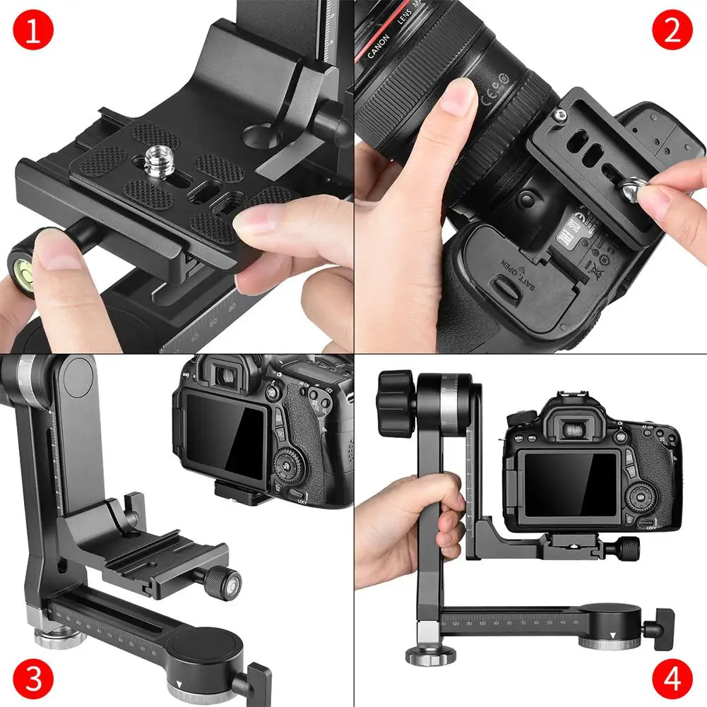 Стабилизаторы камеры DSLR из алюминиевого сплава для телефото линза