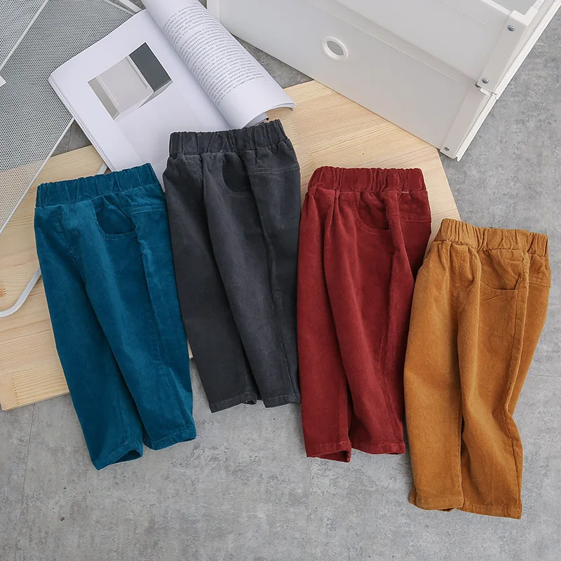 

Today Will Grab Korean-style Girls Baby Corduroy Trousers Mining Yuan Bao Order as Long
