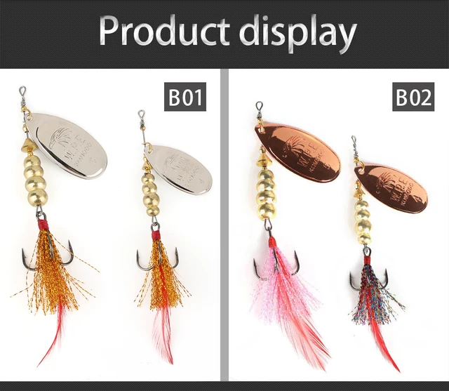 1 Box Insects Flies Fly Fishing Lure Propeller Spinner Bait Swim Bait  Redfin Striped Bass Seatrout Fishing Lures - AliExpress