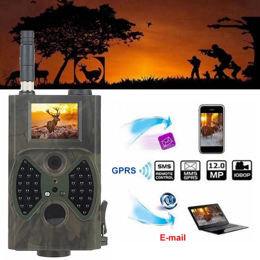 

HC-300M 12MP 1080P MMS Outdoor Wildlife Hunting Trail Video Camera IR Camcorder Hunting Trail Video Camera IR Camcorder Huntin