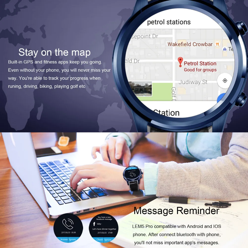 Lem5 android носить водонепроницаемые умные часы IOS aplle часы reloj inteligente Смарт-часы reloj hombre montre подключение часы телефон