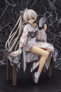 

T2 Art girl Yosuga no Sora Kasugano sora Kimono Ver. Sexy Girls PVC Action Figure Sitting Chair Collectible Model Skytube Toys