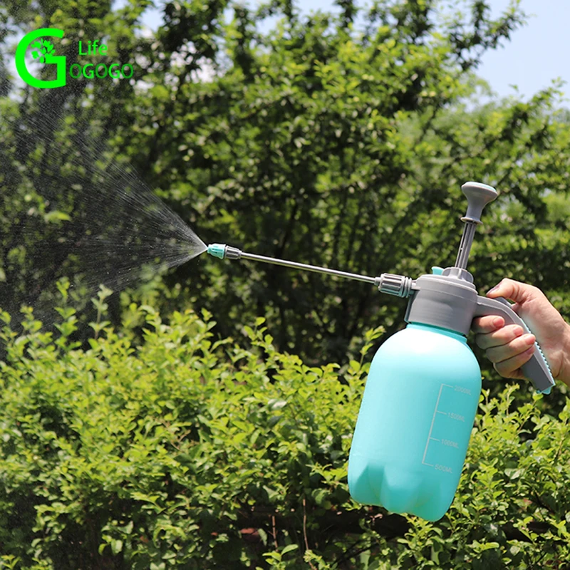 

HDPE 2L high-pressure sprinkler water sprayer equipped with automatic valve to protect garden gadgets bonsai hand tools