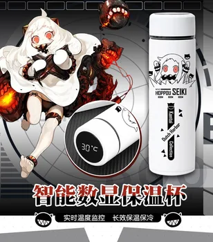 

Anime Game Kantai Collection hoppou seiki Student Unisex Water Cup Drinking Vaccum Intelligent temperature display Thermos cup