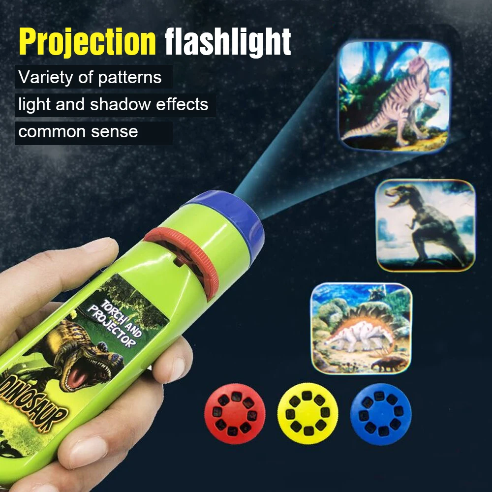 

Kids Projector Light-Up Torch Toys Story Sleep Early Educational Preschool Fairy Tale Projection Lamp Xmas Gift Zabawka Jouet