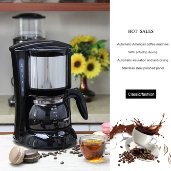 

Electric Coffee Maker Machine Household American Coffee Fully-Automatic Drip Coffee Maker Tea Coffee Pot Kitchen Appliance