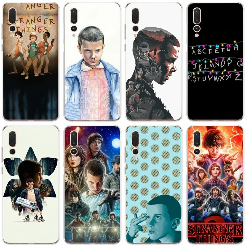 

Stranger Things Pattern Case Cover TPU Phone Case For Huawei P9 P10 P20 PLUS P20 P30 PRO P8 P9 P10 P20 P30 lite P smart