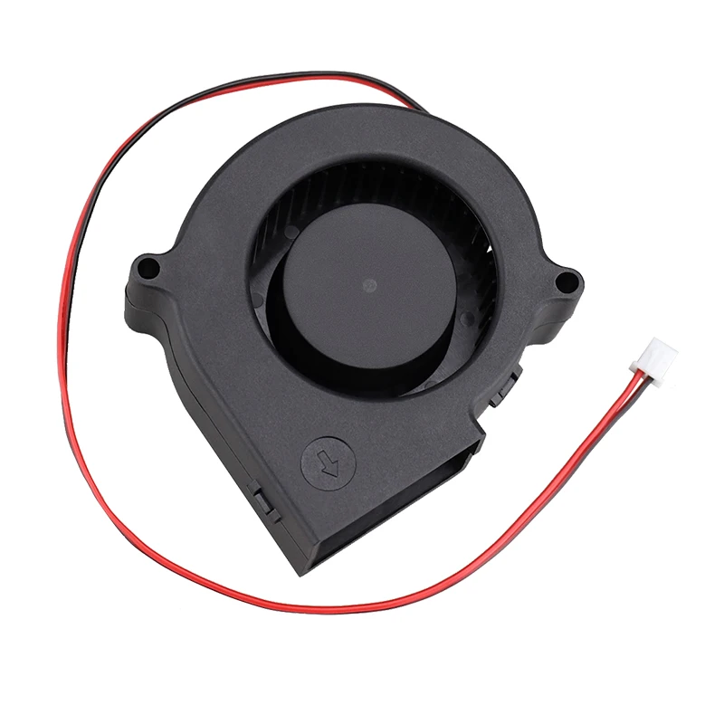 Gdstime-ventilador Centrífugo dc 5v 12v 24v 75 mm x 30 mm 7530 cm Dual Ball Turbo Ventilador 75 mm Purificador de Calor - Imagem 4