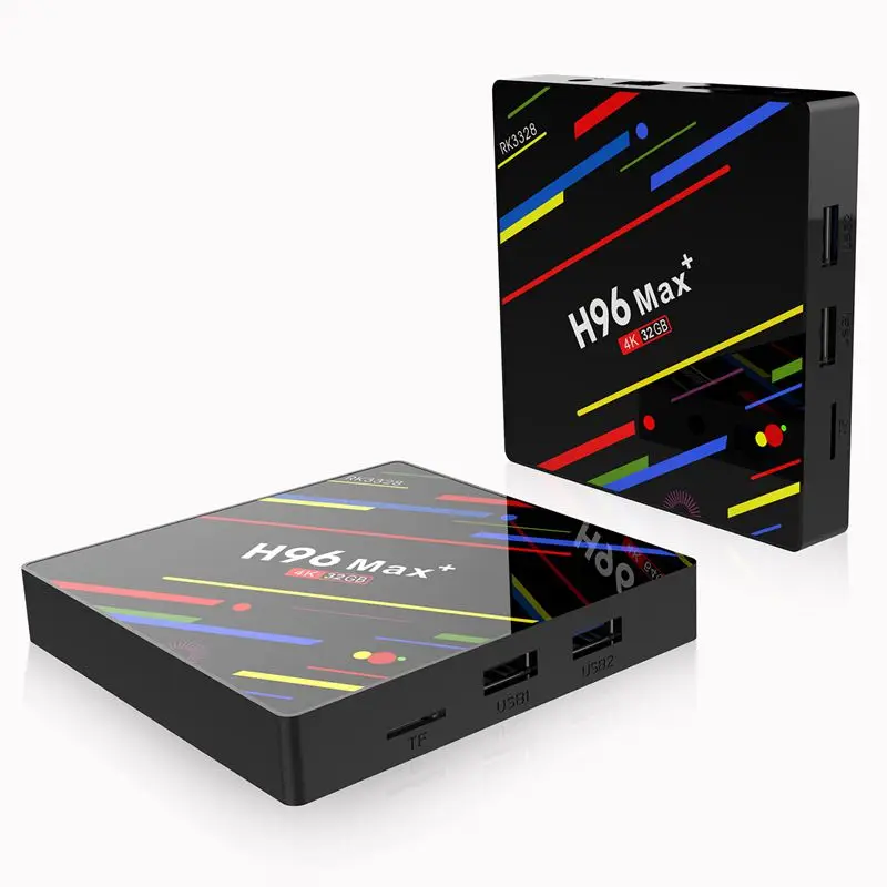 H96 Max Plus Android 8,1 Tv Box 4 Гб Ram set top box Rk3328 четырехъядерный 2,4G/5G Wifi 4K умный медиаплеер H96 Pro Max