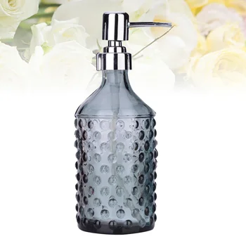 

1pc Liquid Soap Bottle 300ml Glass Pump Lotion Dispenser Shampoo Sub Bottle Hand Sanitizer Bottle for Bathroom