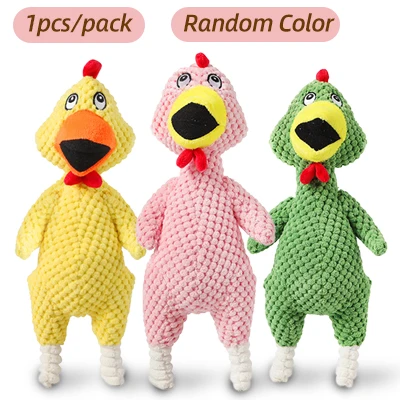 Random Color Mosodo, игрушки для домашних животных, пищат, милые Кричащие курицы, кричащие утки, жевательные игрушки для собак, зубы, чистый писк, игрушки для собак - Цвет: Random Color