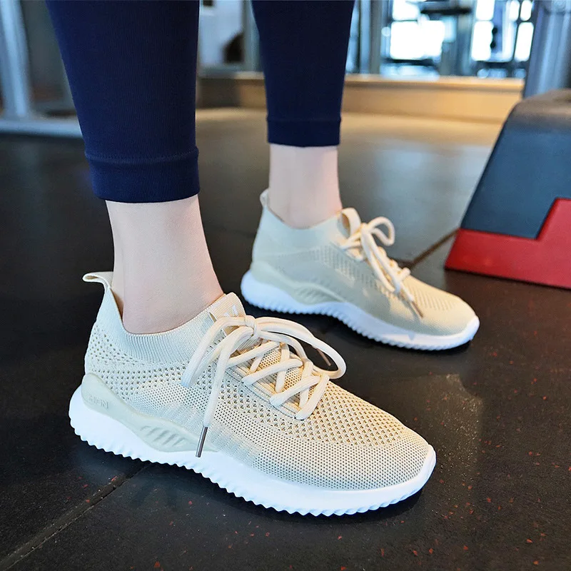 

Wa zi xie Women's 2019 Spring And Summer New Style Breathable Athletic Shoes Women's Korean-style Versatile Students Running Fit