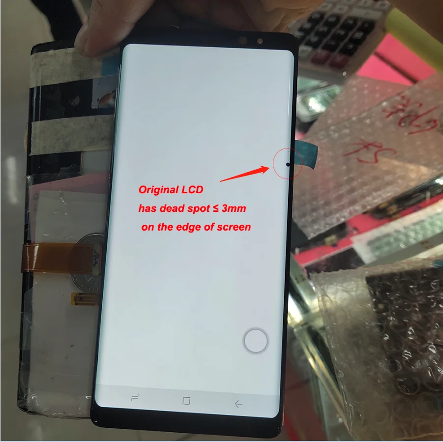 Dead sport on the edge дисплей для samsung Galaxy Note 8 N9500 N950F N950FD ЖК-дисплей кодирующий преобразователь сенсорного экрана в сборе