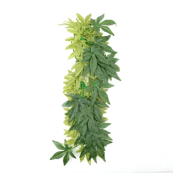 

30cm 40cm 50cm Green Artificial Plant Fake Leaves Comes With A Sucker Aquarium Fish Tank Reptile Terrarium Ornaments Decor