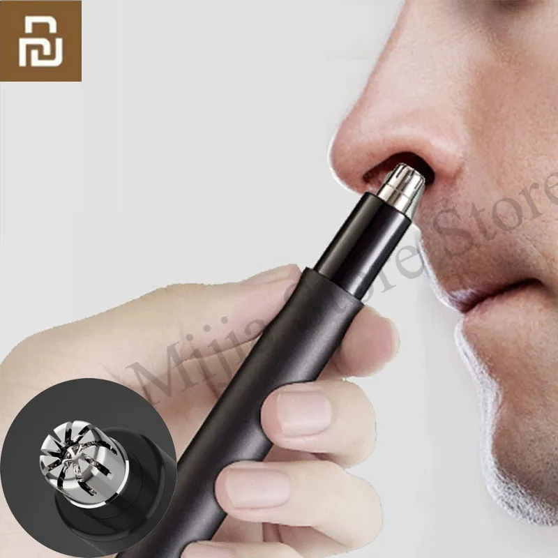 Youpin Newstart Electric Mini nose hair trimmer HN1 Portable Ear Nose Hair Shaver Clipper Waterproof Safe Cleaner Tool For Men