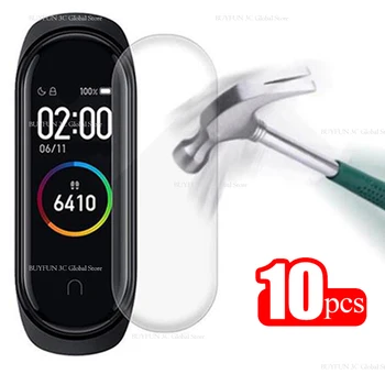 

10Pcs Mi Band 4 Hydrogel film Tempered Film for Xiaomi Mi Band 4 smart wristband miband 4 bracelet Full Screen on miband4 band4