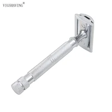 VIGSHAVING Горячая Нержавеющая сталь двойной край безопасности бритвы для мужчин бритья