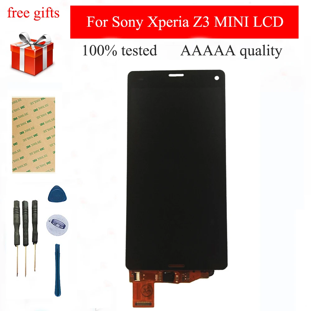 

For Sony Xperia Z3 MINI LCD M55W D5803 D5833 Z3 Mini Touch Screen Digitizer Sensor Panel + LCD Display Monitor Module Assembly