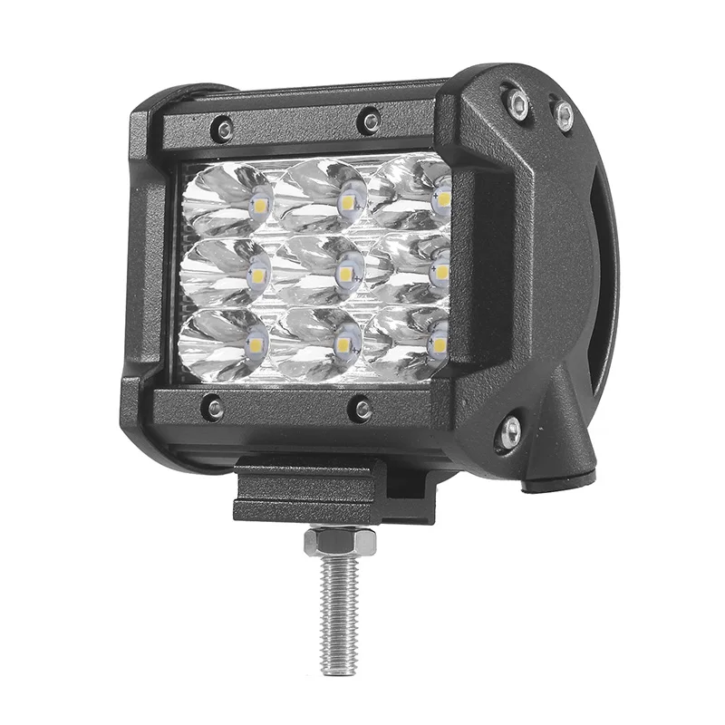 ECAHAYAKU " светодиодный светильник для работы, 27 Вт, 9 светодиодный противотуманный фонарь для внедорожников, грузовиков, квадроциклов, 4WD, внедорожников, DC10-30V, IP68, 6000 K, точечный светильник - Цвет: EK-3003-27W-1