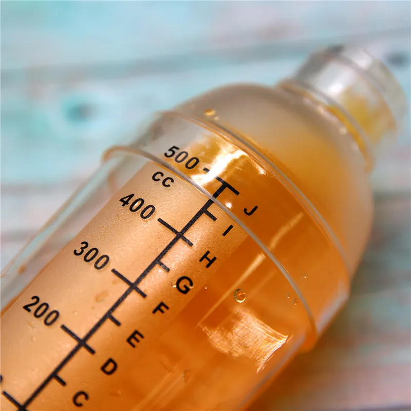 Прозрачный пластиковый коктейльный блендер. Двойные клещи анти капля