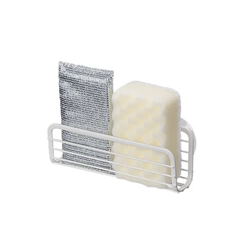 

Perforation-free kitchen sucker sink rack dishwash sponge rubbing rack wash face sponge rack