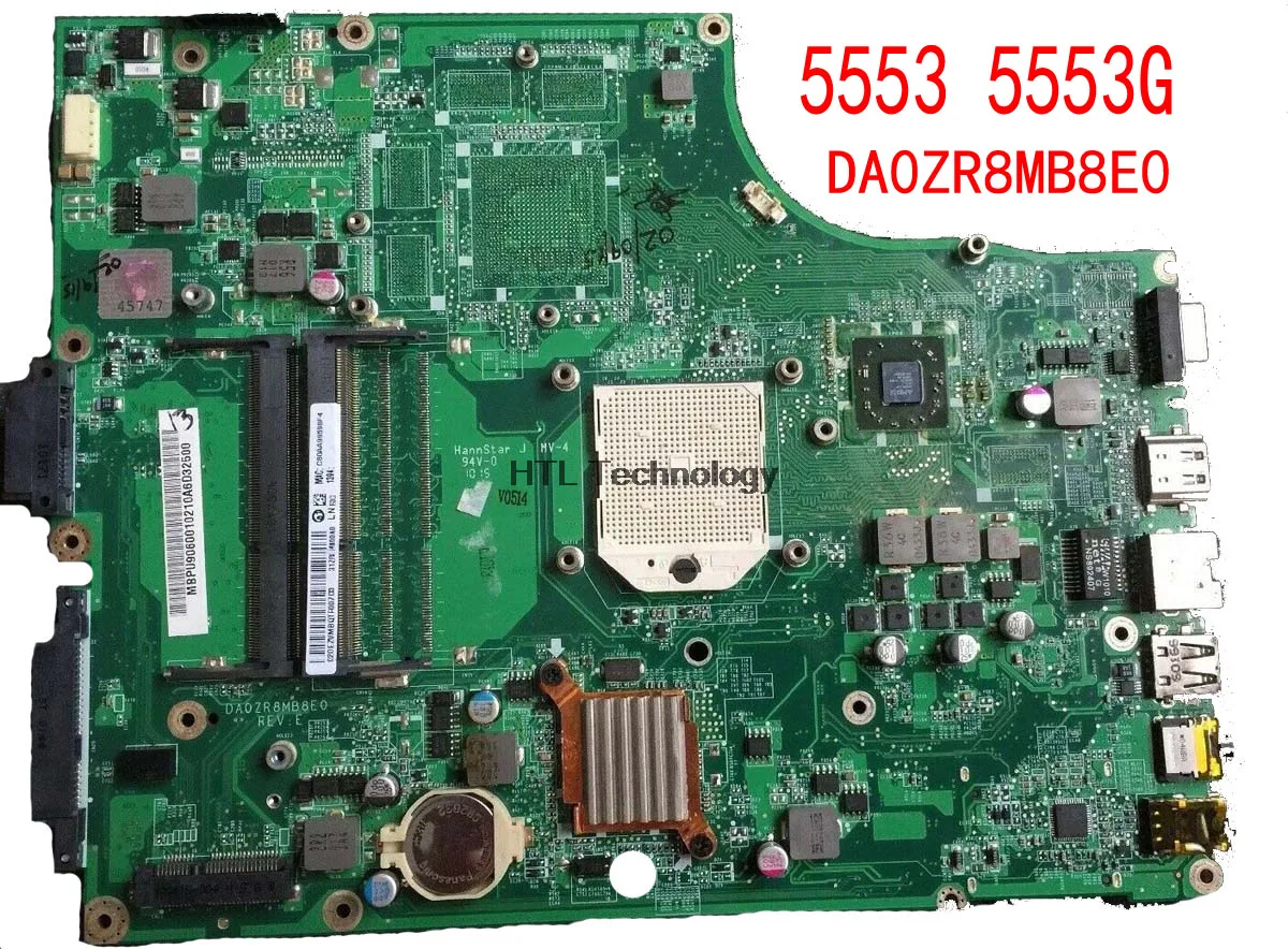 Материнская плата для ноутбука Acer aspire 5553 5553G DA0ZR8MB8E0 MBPV606001 MB.PV606.001 Socket s1 материнская