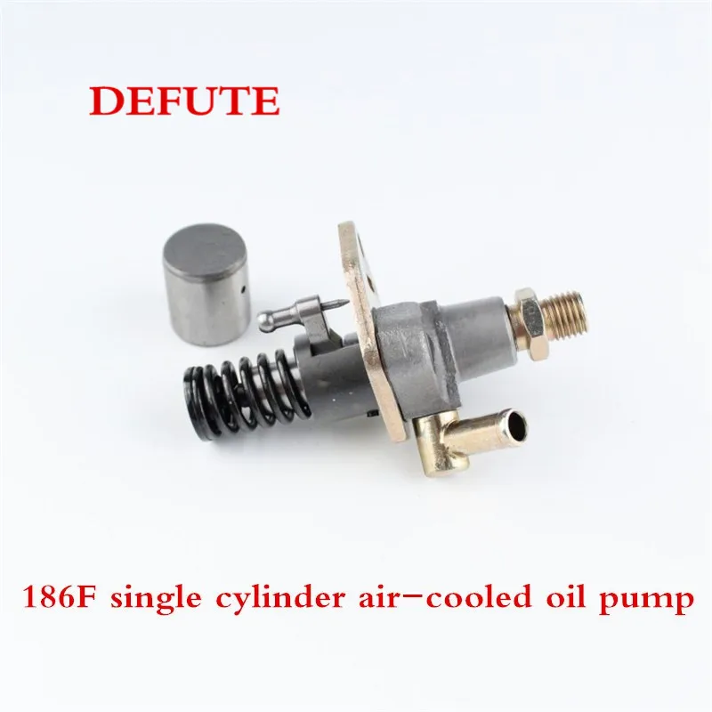 montagem miniatura ar refrigerado motor 186F 188F bomba de óleo de alta pressão